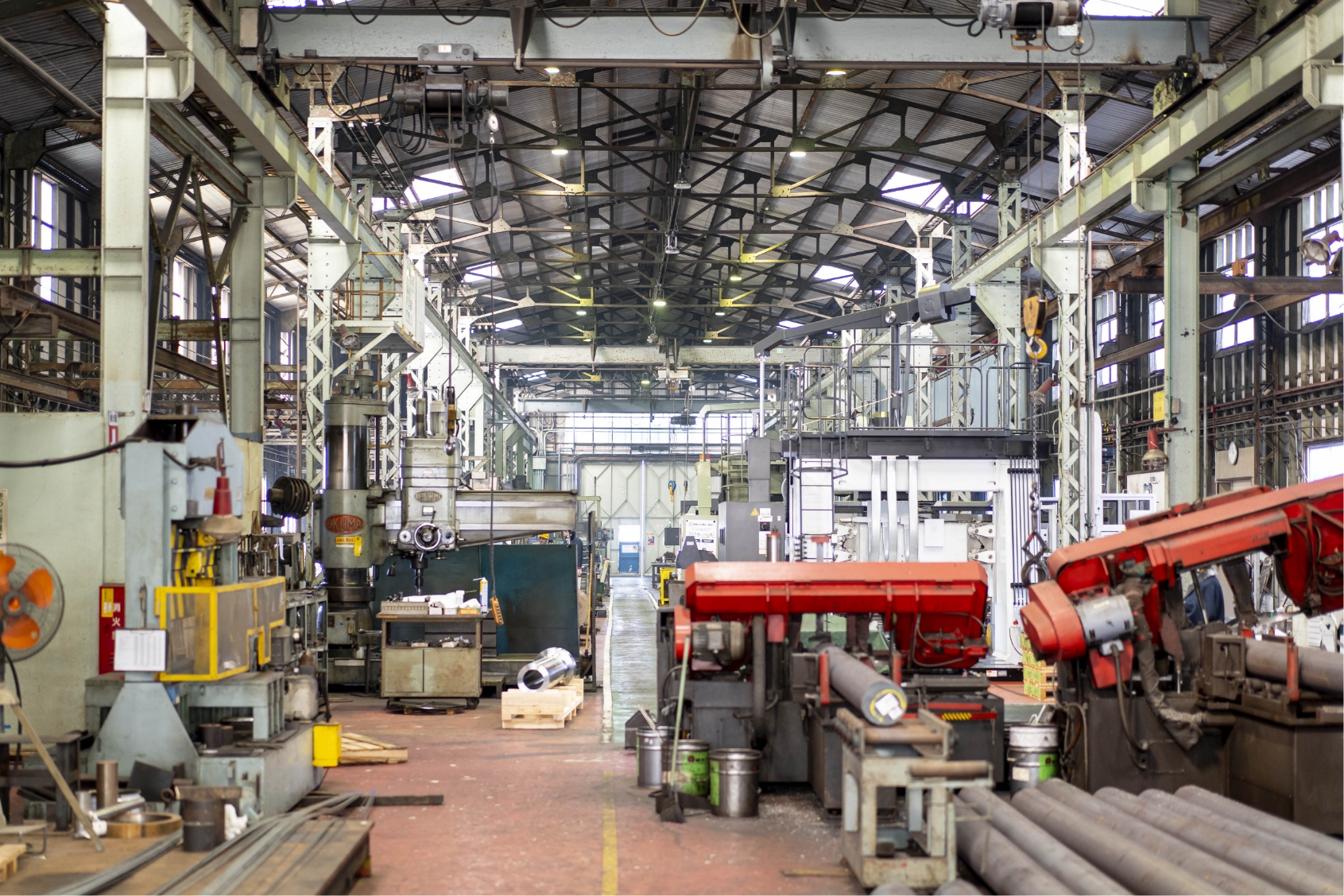 大日 大型NC旋盤の機体